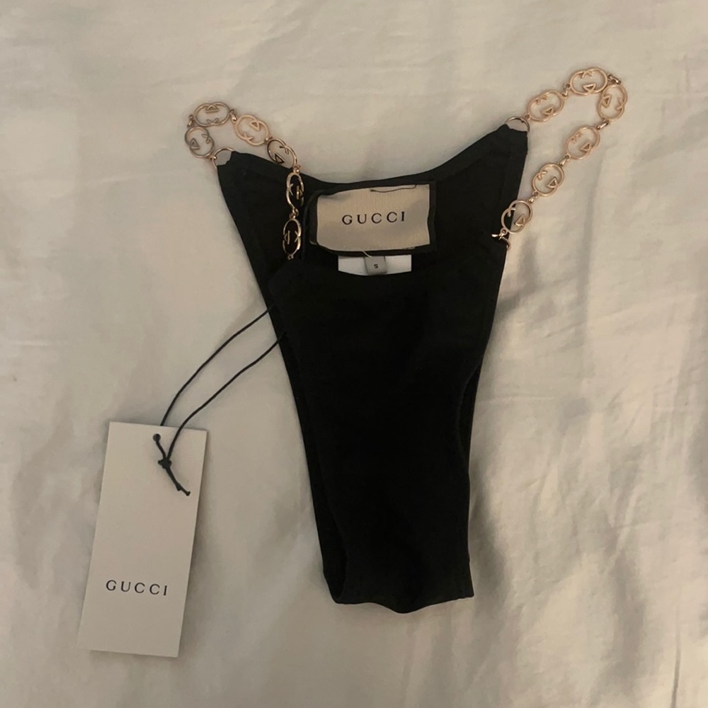 gucci swimsuit bottoms size s